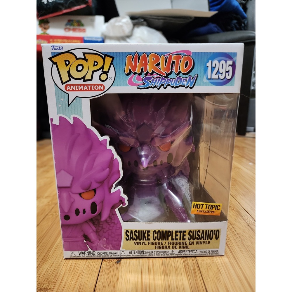 Funko Pop Naruto Shippuden Sasuke Complete Susanoo 1295 Hot Topic Exclusive